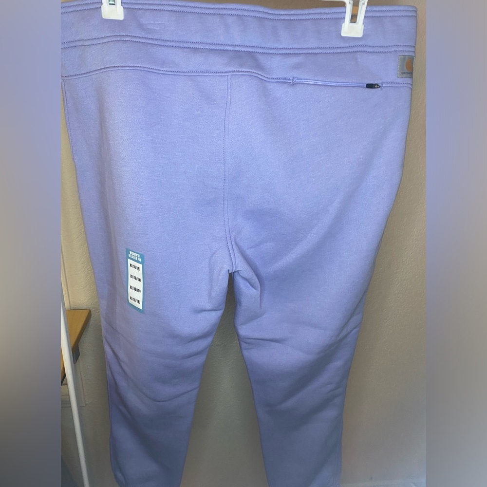Carhartt Women's Relaxed Fit Jogger Sweatpant Size XL Purple - Picture 3 of 7